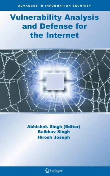Cover of Vulnerability Analysis and Defense for the Internet