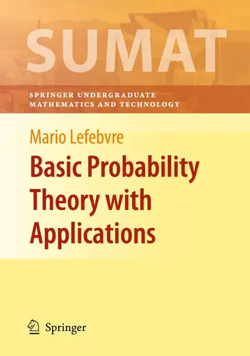 Cover of Basic Probability Theory with Applications