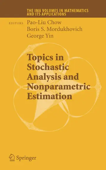 Cover of Topics in Stochastic Analysis and Nonparametric Estimation