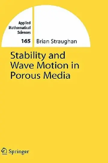 Cover of Stability and Wave Motion in Porous Media