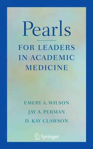 Cover of Pearls for Leaders in Academic Medicine