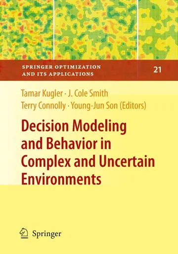 Cover of Decision Modeling and Behavior in Complex and Uncertain Environments