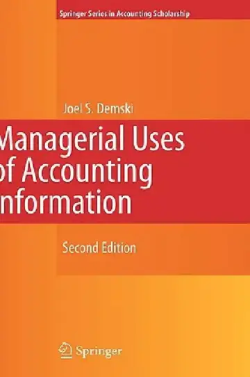 Cover of Managerial Uses of Accounting Information