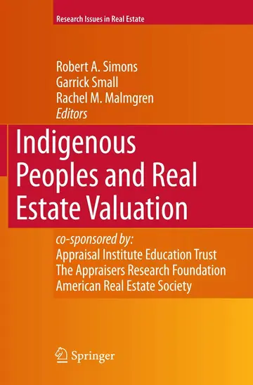 Cover of Indigenous Peoples and Real Estate Valuation