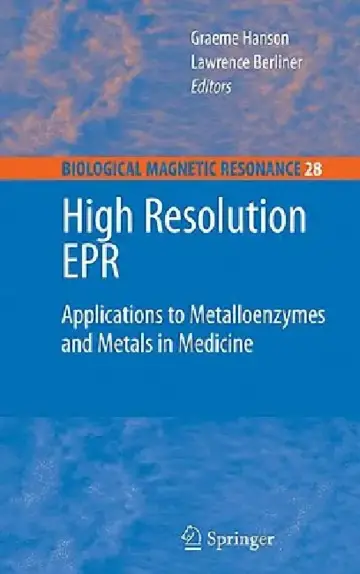 Cover of High Resolution EPR