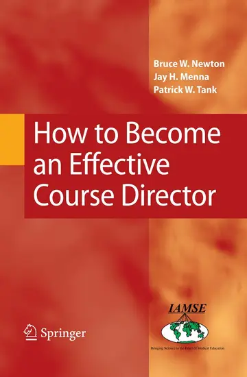 Cover of How to Become an Effective Course Director