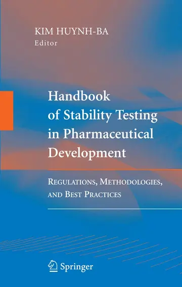 Cover of Handbook of Stability Testing in Pharmaceutical Development