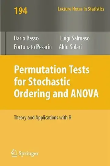 Cover of Permutation Tests for Stochastic Ordering and ANOVA