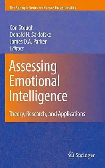 Cover of Assessing Emotional Intelligence