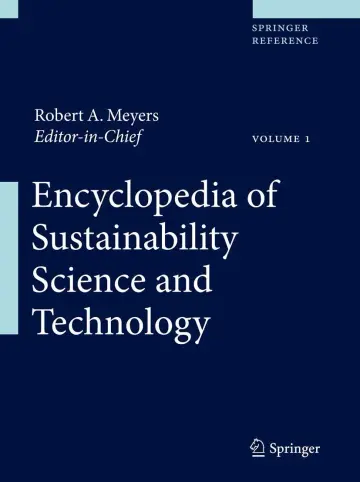 Cover of Encyclopedia of Sustainability Science and Technology