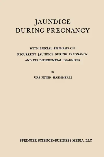 Cover of Jaundice During Pregnancy