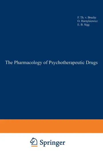 Cover of The Pharmacology of Psychotherapeutic Drugs