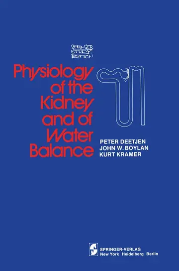 Cover of Physiology of the Kidney and of Water Balance