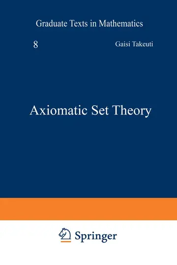 Cover of Axiomatic Set Theory Volume 8 (pb 1973)