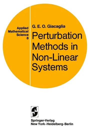 Cover of Perturbation Methods in Non-Linear Systems