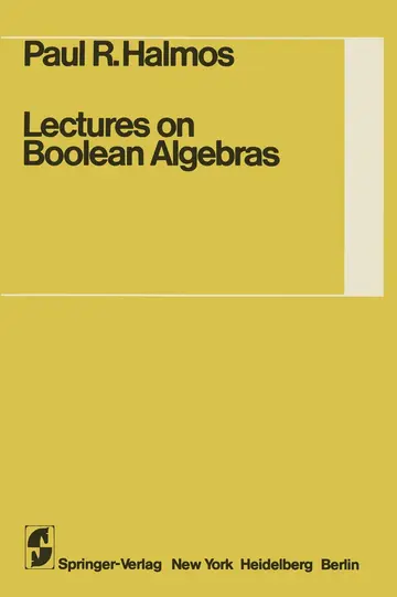 Cover of Lectures on Boolean Algebras