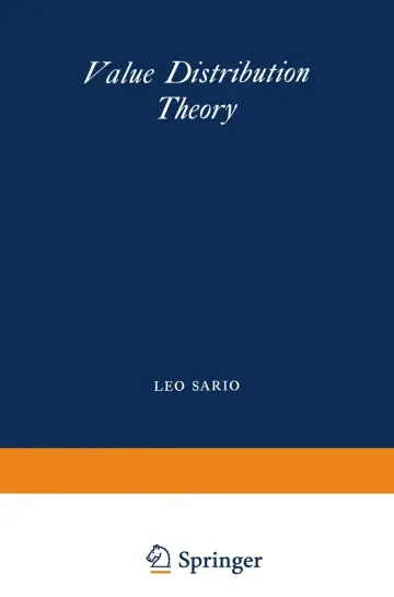 Cover of Value Distribution Theory