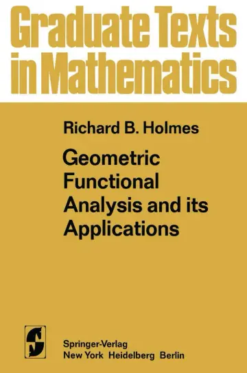 Cover of Geometric Functional Analysis and Its Applications