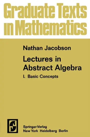 Cover of Lectures in Abstract Algebra I