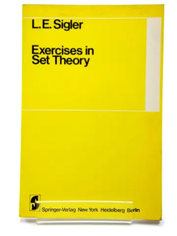 Cover of Exercises in Set Theory
