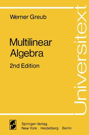 Cover of Multilinear Algebra
