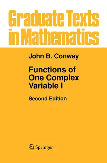 Cover of Functions of One Complex Variable I