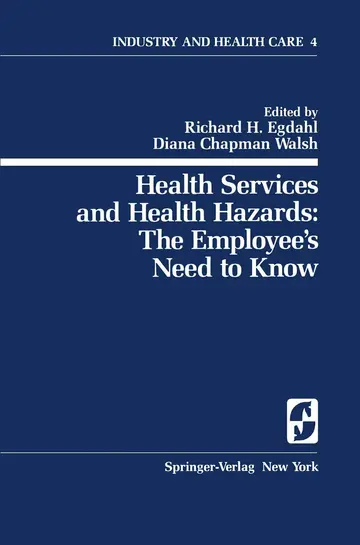 Cover of Health Services and Health Hazards