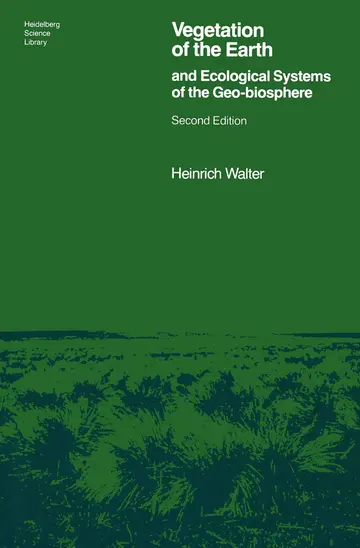 Cover of Vegetation of the Earth and Ecological Systems of the Geo-biosphere