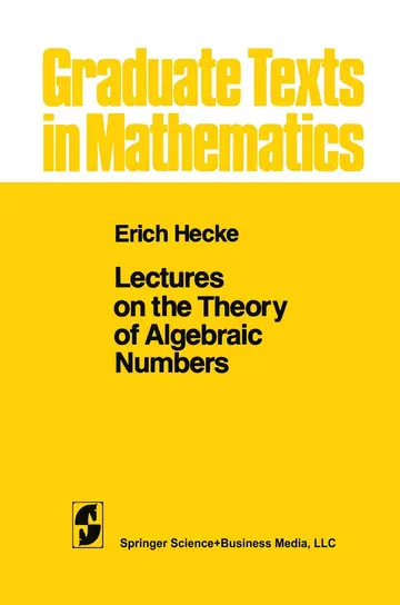 Cover of Lectures on the Theory of Algebraic Numbers