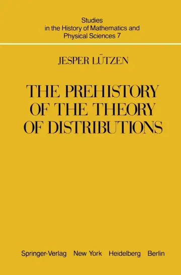 Cover of The Prehistory of the Theory of Distributions