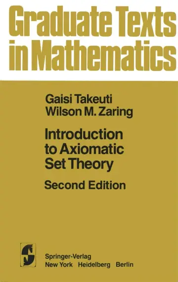 Cover of Introduction to Axiomatic Set Theory