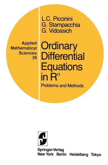 Cover of Ordinary Differential Equations in Rn