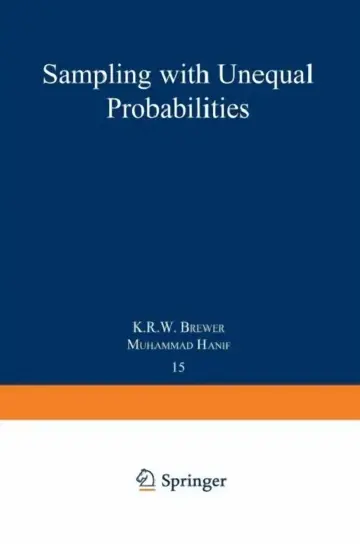 Cover of Sampling with Unequal Probabilities