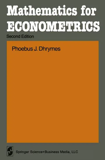 Cover of Mathematics for Econometrics