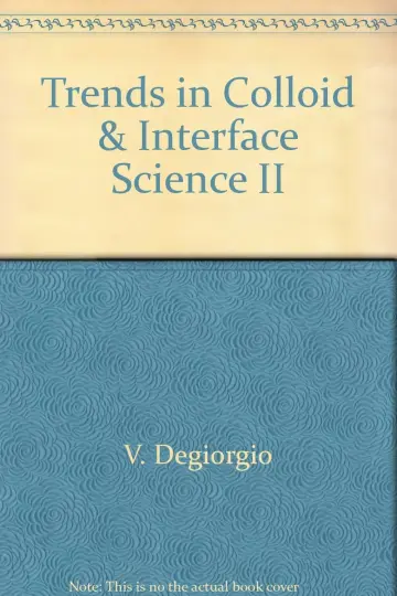 Cover of Trends in Colloid & Interface Science