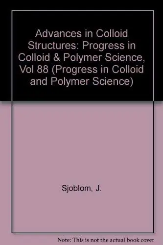 Cover of Advances in Colloid Structures