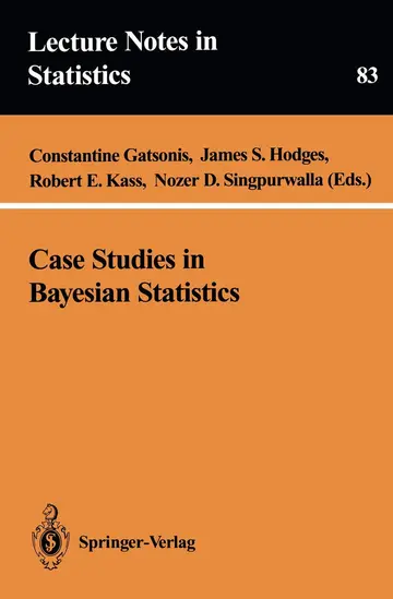 Cover of Case Studies in Bayesian Statistics