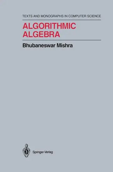 Cover of Algorithmic Algebra