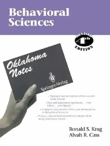 Cover of Behavioral Sciences