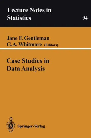 Cover of Case Studies in Data Analysis