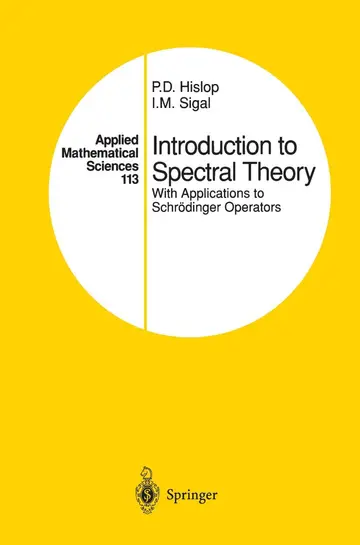 Cover of Introduction to Spectral Theory