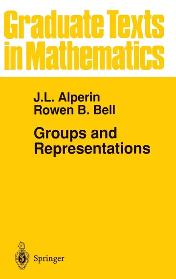 Cover of Groups and Representations