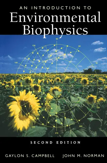 Cover of An Introduction to Environmental Biophysics 2ed (pb 1998)