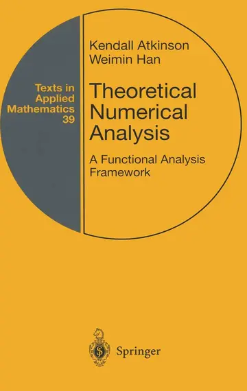 Cover of Theoretical Numerical Analysis