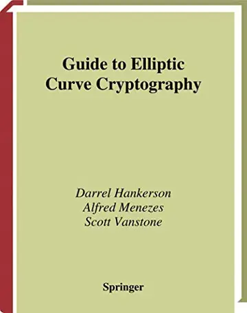 Cover of Guide to Elliptic Curve Cryptography