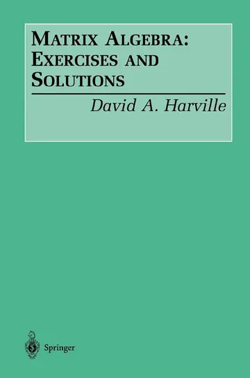 Cover of Matrix Algebra