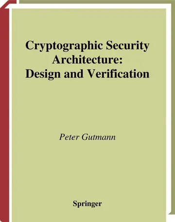 Cover of Cryptographic Security Architecture