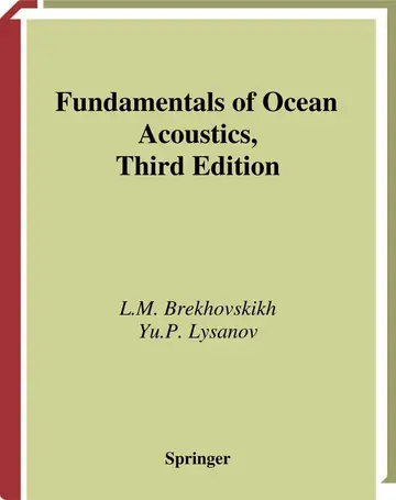 Cover of Fundamentals of Ocean Acoustics