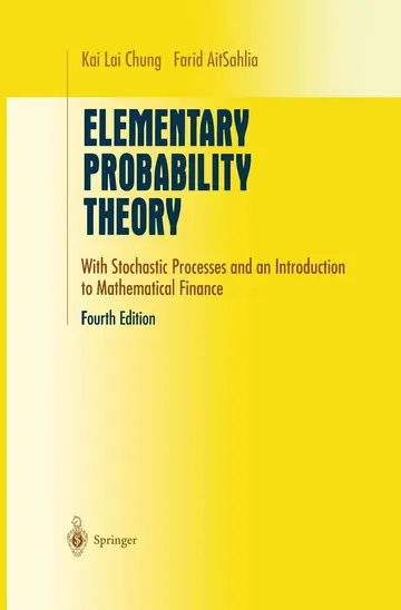 Cover of Elementary Probability Theory 4ed (hb 2003)