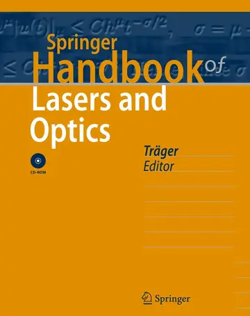 Cover of Springer Handbook of Lasers and Optics